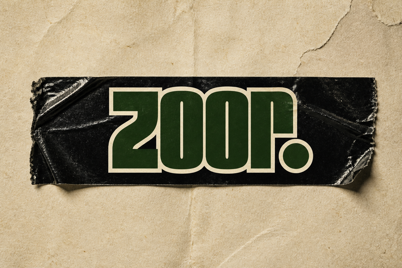 Zoor. tape wordmark